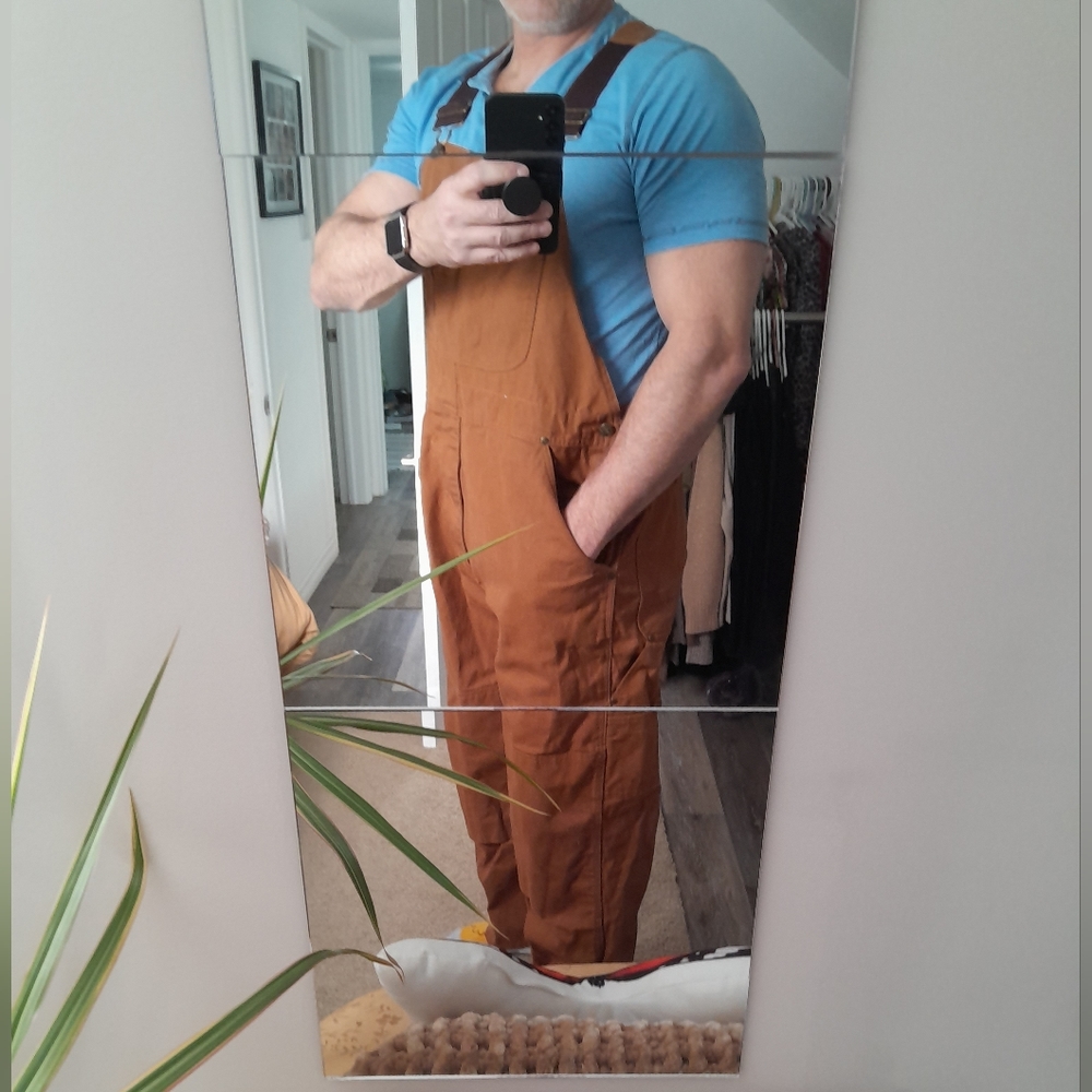X Large work king overalls, like new!